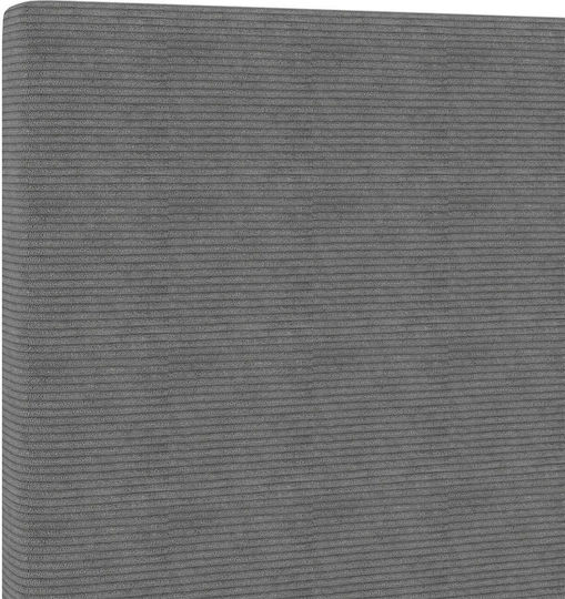 vidaXL Fabric Bed Headboard Light Gray 200x88cm