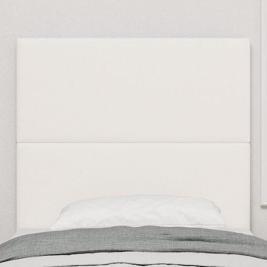 vidaXL Stoff-Kopfstütze für Betten Beigefarbene 80x128cm
