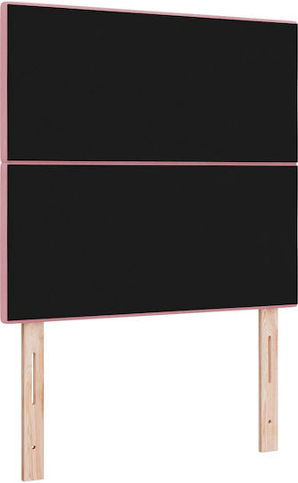 vidaXL Fabric Bed Headboard Pink 90x88cm