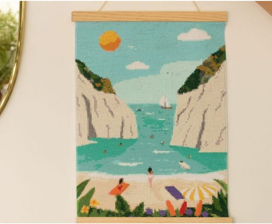 Pictură cu Diamante Colaj cu Pietre Stiniva Beach La Petite