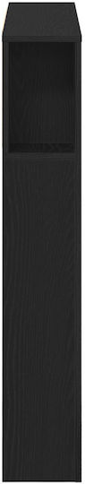 vidaXL Wooden Bed Headboard Black Oak 200x104.5cm