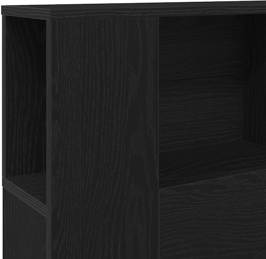 vidaXL Wooden Bed Headboard Black Oak 200x104.5cm