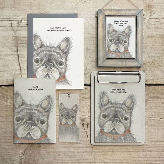 Synchronia Notebook Block Print Dog-you'll Never Walk Alone 9x14cm