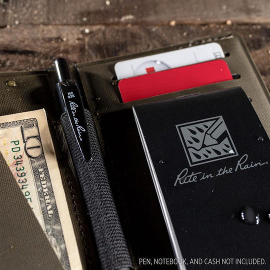 Rite in the Rain Notebook with Dots and Pen Holder