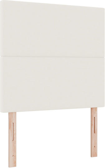 vidaXL Stoff-Kopfstütze für Betten Beige 100x88cm