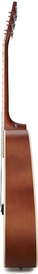 Chitară Acustică Sx Sd104gbr Lacuită Lucios Maro