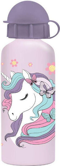 Must Team Plastic Kids' Lunch Set Unicorns 0.8lt Pink