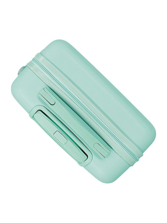 Disney Lovely Stitch Παιδική Βαλίτσα Ταξιδίου Καμπίνας Turquoise με 4 Ρόδες Ύψους 55εκ.