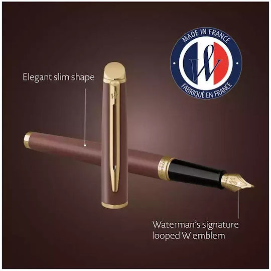 Waterman Hemisphere Füllfederhalter Rot mit Blauer Tintenfarbe