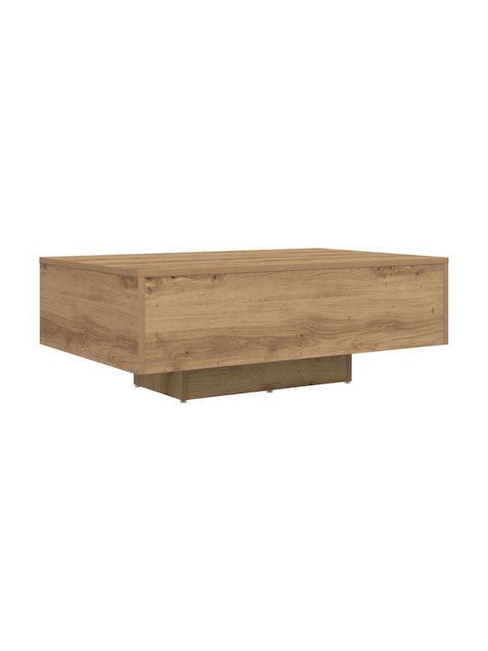 Măsuță Centrală Rectangulară Din Lemn Artisan Oak Lățime 55xLungime 85xÎnălțime 31cm