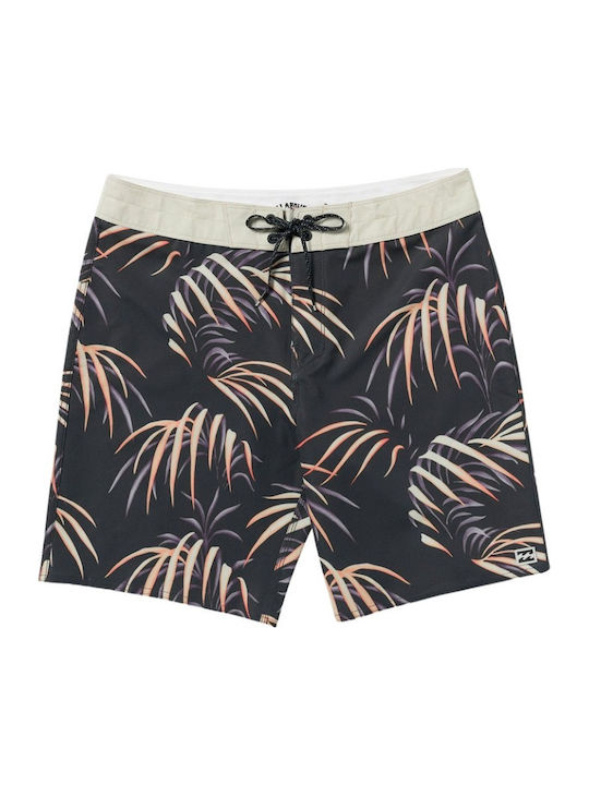 Sundays Pro Men's Swimwear Bermuda Aged Indigo with Patterns