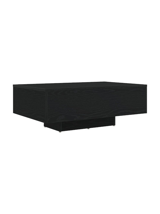 Masa Centrală Rectangulară Din Lemn Stejar Negru L85xL55xÎ31cm