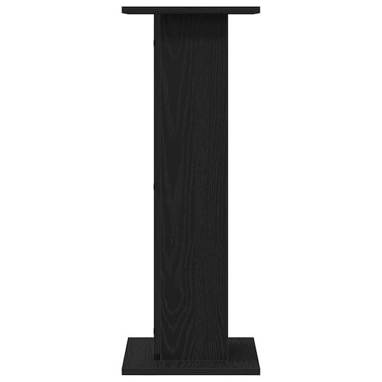 Vidaxl Βάσεις Ηχείων 2 Τμχ Μαύρο Δρυς 30x30x80 Εκ Επεξεργασμένο Ξύλο