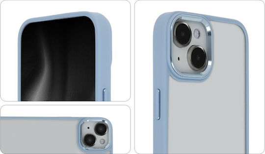 TectoShield Satin Elegante Matt Rückseitenumschlag Metallisches Blau Für iPhone 12 / 12 Pro