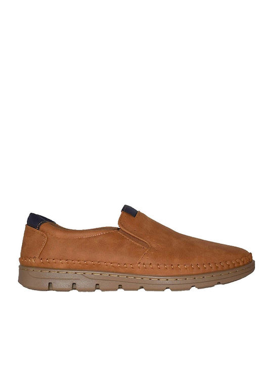 Men's Synthetic Leather Moccasins Black