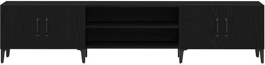 Black Oak TV Stand L180xD31.5xH40cm