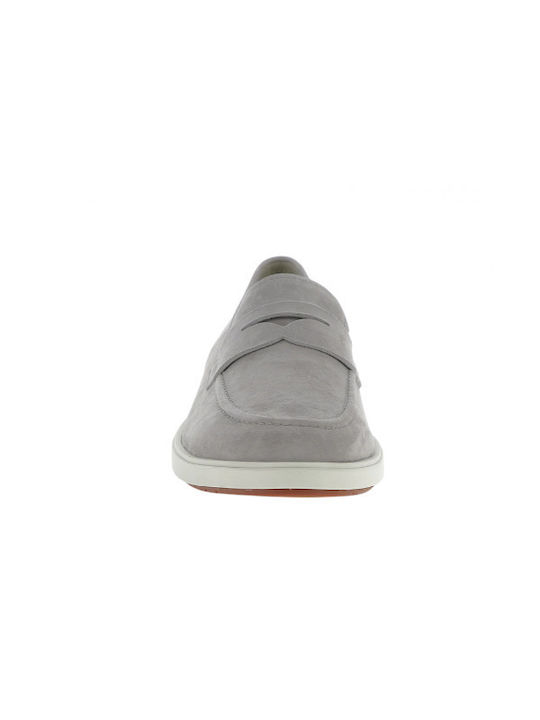 Men's Suede Moccasins Gray