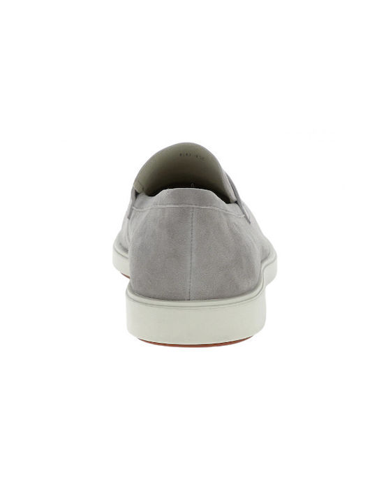Men's Suede Moccasins Gray