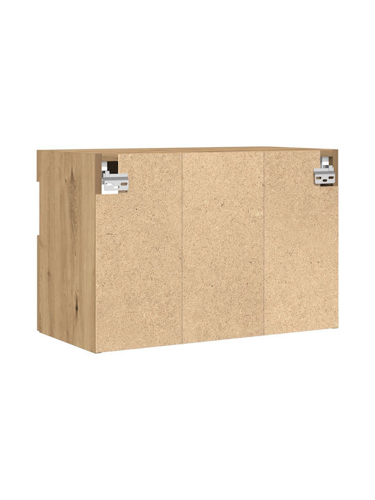 Έπιπλο Τηλεόρασης με Φωτισμό LED Artisan Oak Μ60xΠ30xΥ40cm