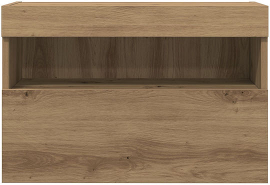 Stand TV Cu Iluminare LED Artisan Oak L60xA30xÎ40cm