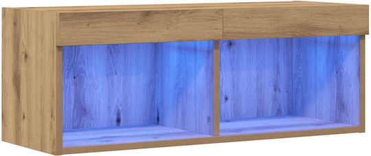 Έπιπλο TV Επιτοίχιο με Φωτισμό Led 80x30x30εκ. Έπιπλο TV Επιτοίχιο με Φωτισμό Led 80x30x30εκ.