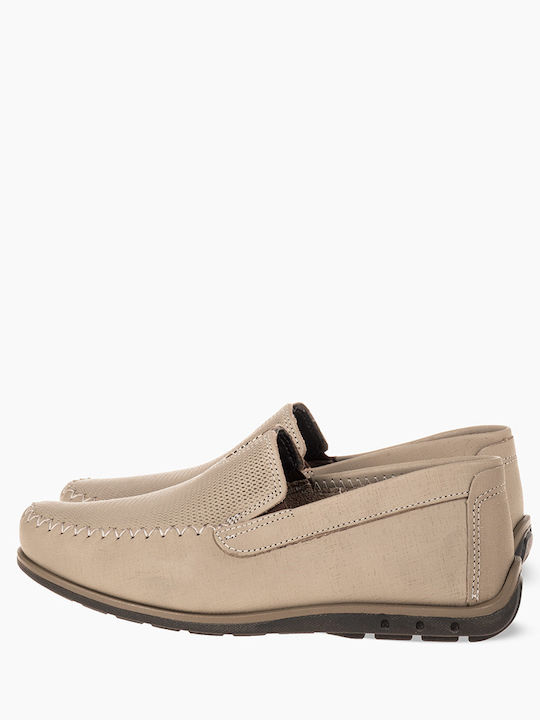 Men's Leather Loafers Taupe