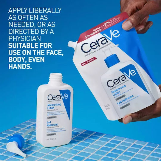 CeraVe Moisturising Moisturizing Lotion Body with Hyaluronic Acid for Dry/Very Dry & Sensitive Skin 473ml