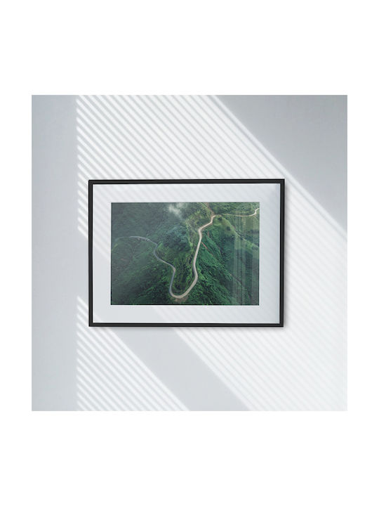 Poster Road On Green Hills Pst25200 21cm X 30cm