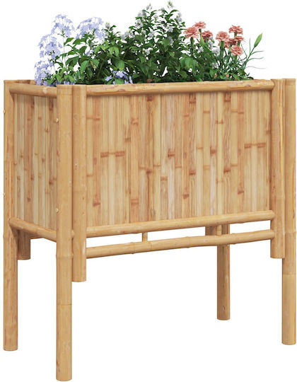 vidaXL Γλάστρα Bamboo Brown 70x35x70εκ.
