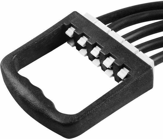 Siks 5-string Resistance Band Fitness Workouts Rubber Black