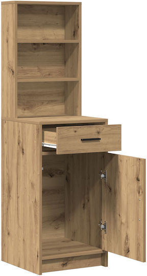 Μπουφές Ξύλινος με Συρτάρια Artisan Oak 40x41x135cm