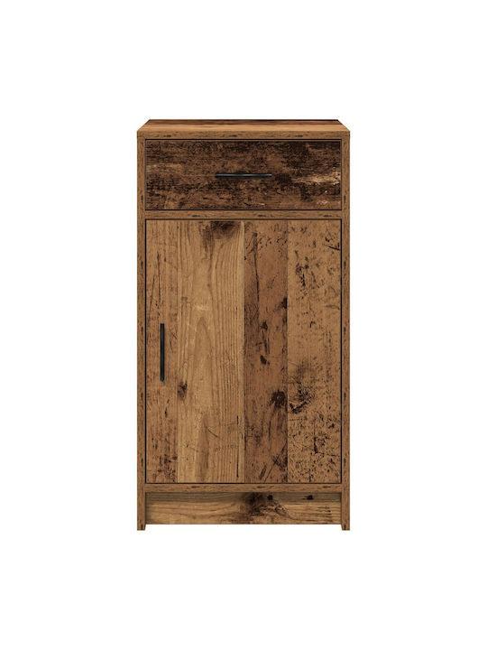Sideboard Wooden with Drawers Old Wood 40x41x75cm