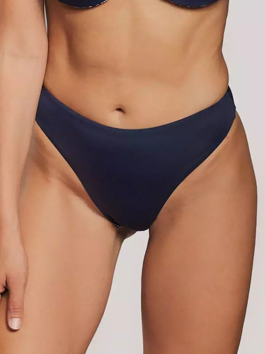 Bikini Slip Ψηλόμεσο Γκρι
