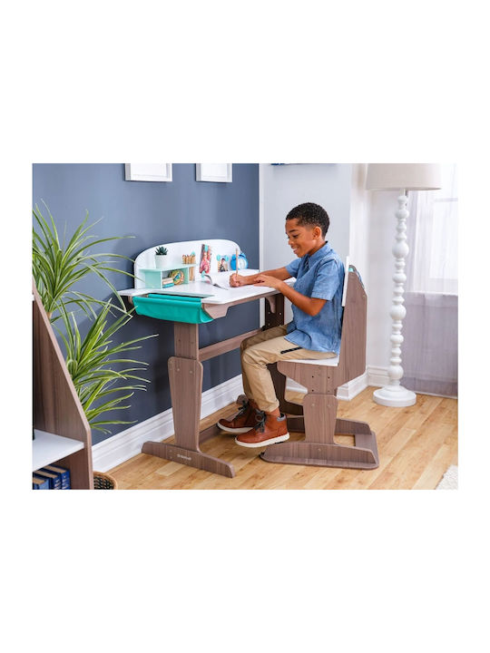 Kids Desk Brown 110x55.25x65cm