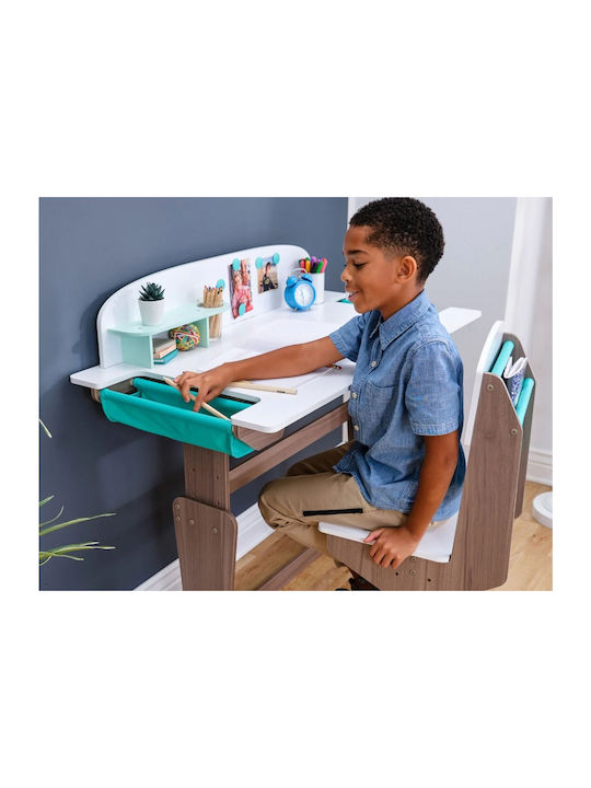 Kids Desk Brown 110x55.25x65cm