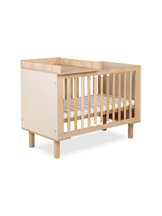 Klups Βρεφική Κούνια Καφέ για Στρώμα 60x120cm