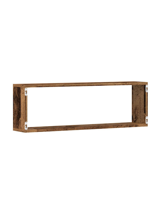 Ράφια Τοίχου Brown (2τμχ) 80x15x26εκ.