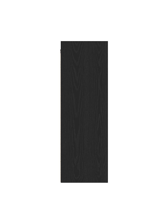 Wand Wohnzimmer Schrank aus Spanplatte Schwarze Eiche 30.5x30x90cm