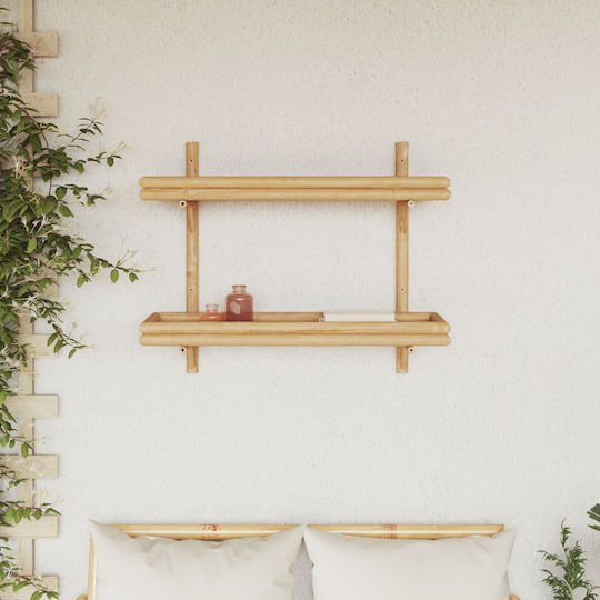 Wandregal aus Bambus 75x26x60cm
