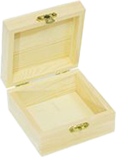 Tpster Hölzernes Aufbewahrungsbox mit Deckel