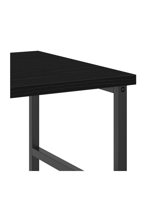 Bibliothek Schwarz Eiche 50x33x117,5cm