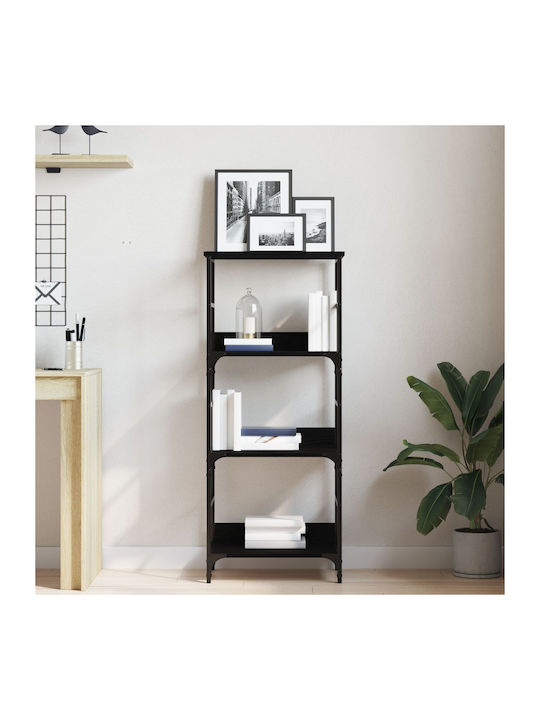 Bibliothek Schwarz Eiche 50x33x117,5cm