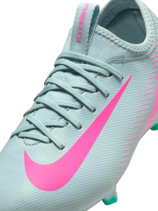 Jr Zoom Vapor 16 Academy Fg FG Kids Soccer Cleats Molded Blue