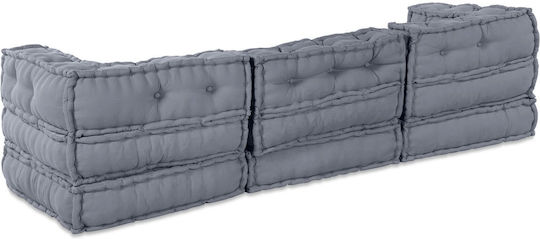 Bean Bag Chair Waterproof Gray 70x70x54cm