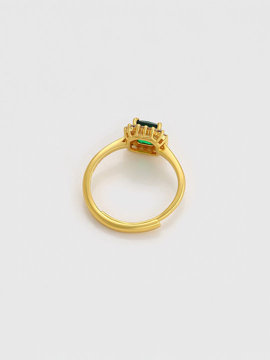 Chrysothemiss Damen Ring mit Zirkonia Vergoldet
