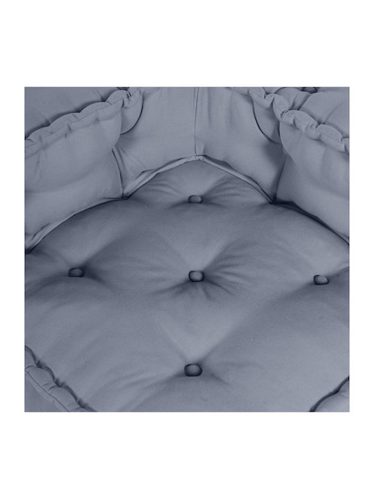 Bean Bag Chair Waterproof Grey 70x70x36cm