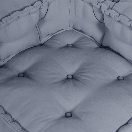 Bean Bag Chair Waterproof Grey 70x70x36cm