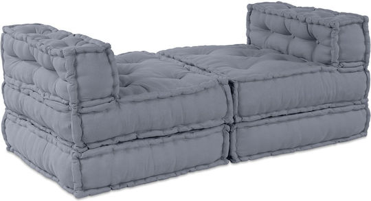 Bean Bag Chair Waterproof Grey 70x70x36cm