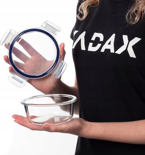 Kadax Glass Lunch Box Transparent 400ml