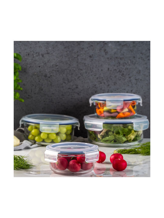 Kadax Cutie pentru Mâncare Sticlă Transparent 400ml 1buc